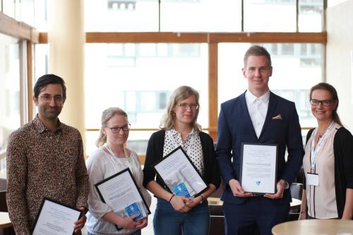 Bild från Vattenstämman 2019 i Örebro. Rozbe, Maja, Sofia, Mikael och Anna Norström, Svenskt Vatten.