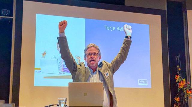 – PDT Norge er en revolusjonerende enighet, sier Terje Røising i VVP. Foto: Jørn Søderholm.