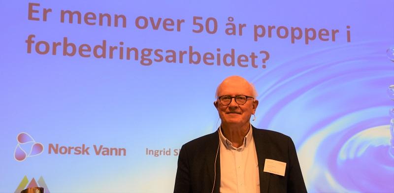 For ordens skyld legger vi til at VA-dagen ledes av 73-åringen Christen Ræstad, – men han er på ingen måte en propp i systemet, understreket rådgiver i Norsk Vann, Ingrid Holøyen Skjærbakken