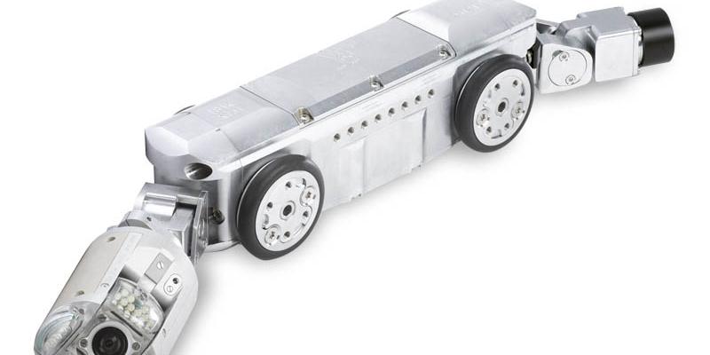 Motordriven kamera som innehåller mätelektronik.