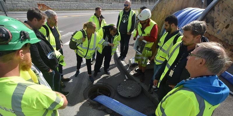 NoDig entreprenører arbeider kontinuerlig med utvidelse av sin verktøy- og produktkasse. Her fra SSTT-treff i Oslo, der Kjeldaas AS viste fram nye produkter for fornyelse av vannledninger. Illustrasjonsfoto