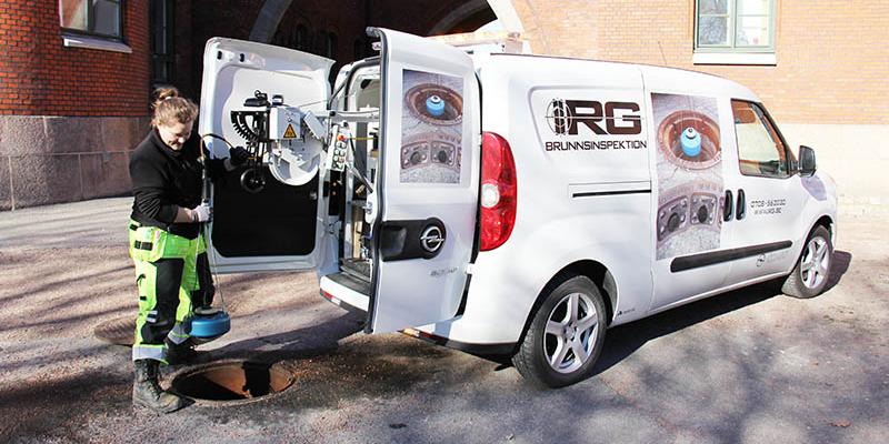 Brunnar inspekteras inte i den omfattningen som de borde göras. IRG TV-inspektion i Kungsbacka är ett företag som arbetar med brunnsinspektioner och upptäcker ofta inläckage. Foto IRG TV-inspektion