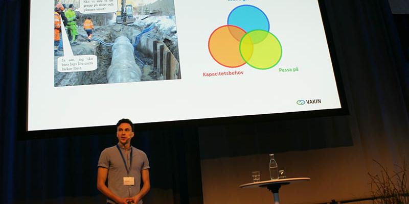 Petter Walan har gått Svenskt Vattens fortsättningskurs och använder förnyelseplanering i sin verksamhet. Foto Jan Bjerkesjö