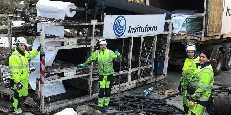 Bildet: DGAI er en mer miljøvennlig installasjon av foringer. Vitek og Vitek Danmark har utført en rekke monteringer siste ukene. Det er dimensjoner fra 380 mm til 700 mm som er montert med forskjellige innførings- og herdemetoder.