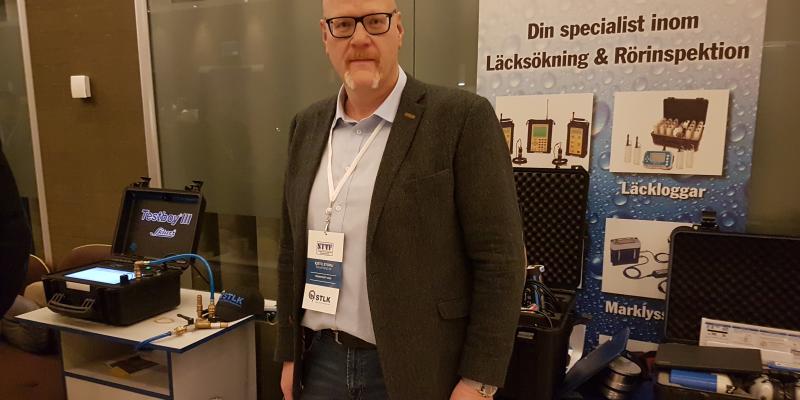 Kjetil Storlis föredrag på Teknikträffen handlade om den tryckprovning som RIN jobbat med i många år. Foto Jan Bjerkesjö