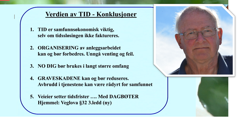 Skjermdump fra Christen Ræstad sitt foredrag med konklusjoner.