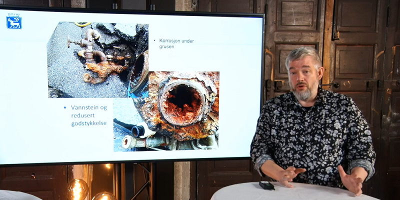 Jan Stenersen i TroVA understreket vedlikeholdsbehovet og forvaltningen av kummer.
