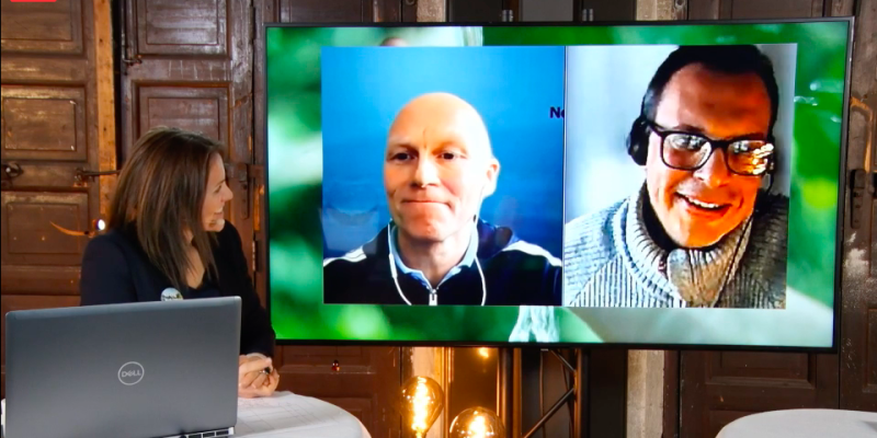Kjetil Flugund från Norsk Vann och Magnus Bäckström från Svenskt Vatten informerade om aktuella frågor inom respektive organisation.