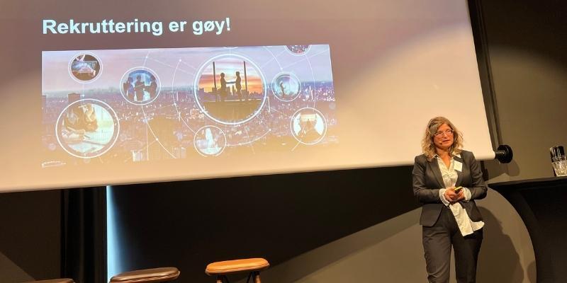 – Rekruttering er gøy. Det er godt å være med og bidra til et godt arbeidsmiljø og det gjør vi gjennom god rekruttering, sa Marte Helene Lie, virksomhetsleder Vann og vannmiljø i Asker kommune.