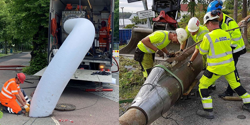 NoDig-entreprenørene Olimb Rørfornying og Båsum Boring bidro med med informasjon om sine ulike løsninger på effektiv og miljøvennlig rørfornying under VA-dagene i Møre og Romsdal.