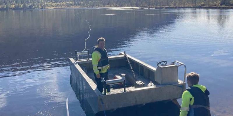 Den første dataforbindelsen mellom Stavanger og Oslo legges i trekkerør gjennom i sårbart fjellterreng. NoDig handler om mer enn VA. Foto: Ole Rinden, Torbjørn Reime Maskin.