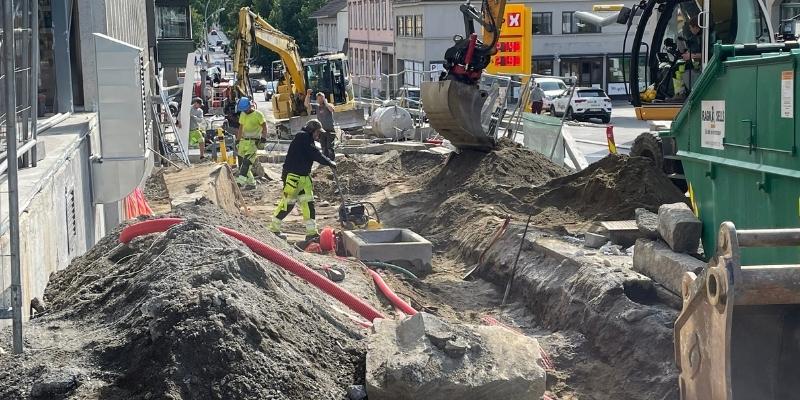 En uavhengig sluttkontroll vil sikre et ledningsnett med høy kvalitet og lang levetid. Illustrasjonsfoto fra Lillehammer: Odd Borgestrand.