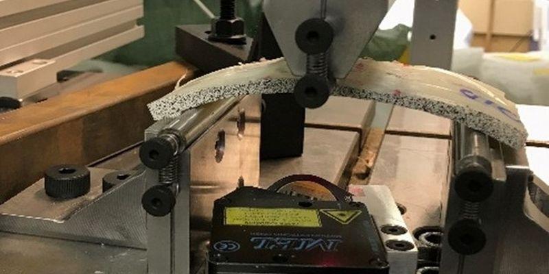 Provning av böjmodul enligt EN ISO 11296-4, Annex B