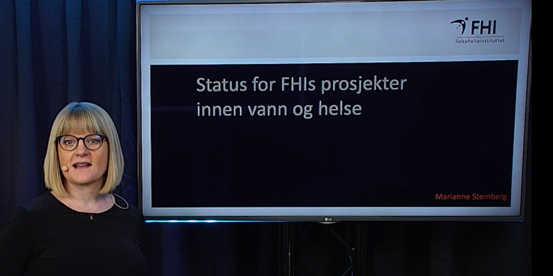 Seniorrådgiver Marianne Steinberg  inviterte kommuner til å delta i en studie  for å kartlegge hvilke rutiner og tiltak som iverksettes i forbindelse med ledningsbrudd og større lekkasjer  og hun  inviterte også kommunene til å delta i FHI sitt nye program for teknologiutvikling i vannbransjen.