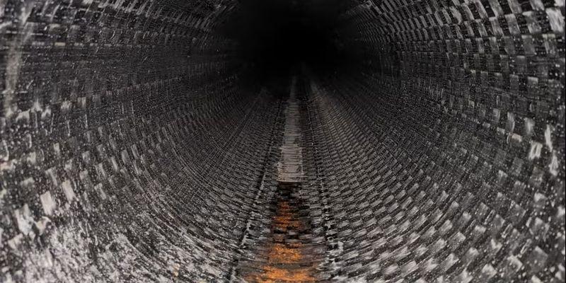 Efter installation ser insidan av det relinade röret ut så här. Linern har blivit hård efter härdning och är nu redo för drifttagning. (Foto: Dennis Hild-Walett).