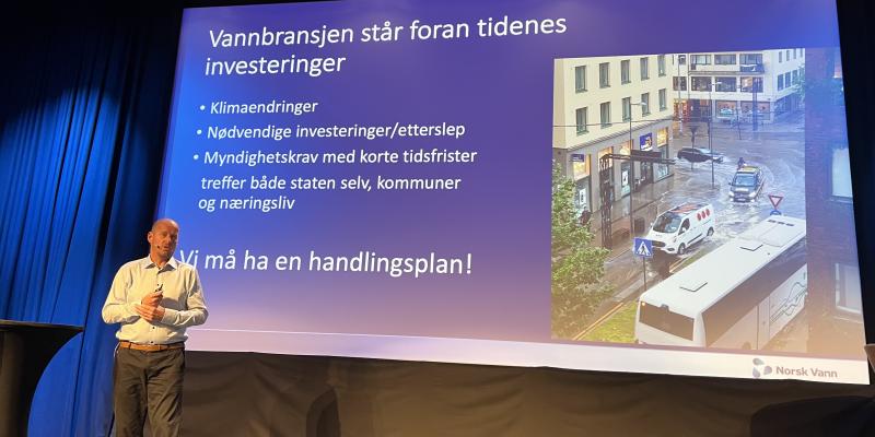 Som direktør i Norsk Vann var Thomas Breen opptatt av veien videre for vannbransjen.