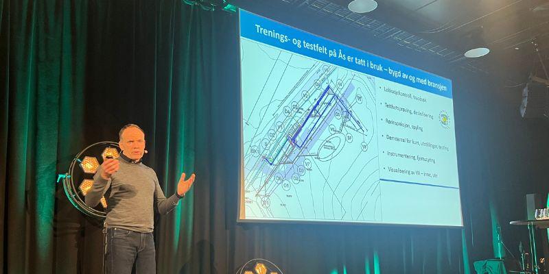 Hallingtreff 2025, i januar. Vannsenteret ble presentert av Sjur Tveite