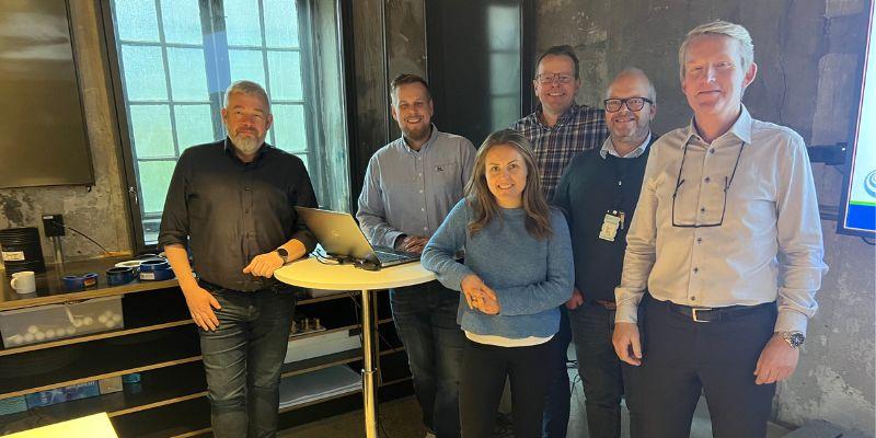 Kursholderne, med Espen Killingmo til høyre, i forbindelse med et introduksjonskurs gjennomført i Oslo oktober 2024.