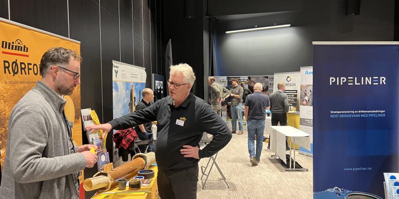 Fra utstillingen på Nodig-konferansen i regi av SSTT i Drammen november 2023.