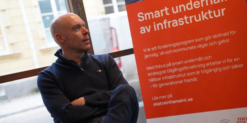 Robert Jonsson, projektledare och forskare vid Linköpings universitet. Bild: Mistra InfraMaint
