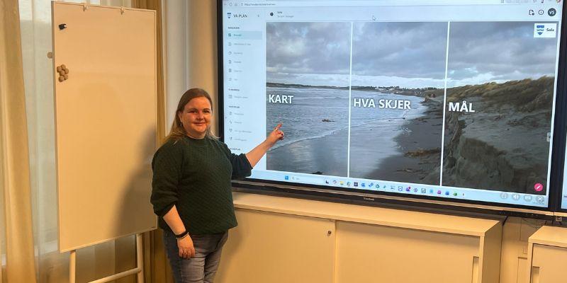 Etter hvert som vi får mange rørinspeksjoner blir dataen der lagt til grunn som en av flere variabler som gjør at vi kan ta beslutning. Det vi har bygget nå er unikt for oss – her har vi integrert ulike fakta og bygget en faktabasert plan. Da er vi vekk fra «vi trodde» eller «vi tenkte», sier prosjektleder for hovedplanen fra Solas side, Kristin Sinnes.