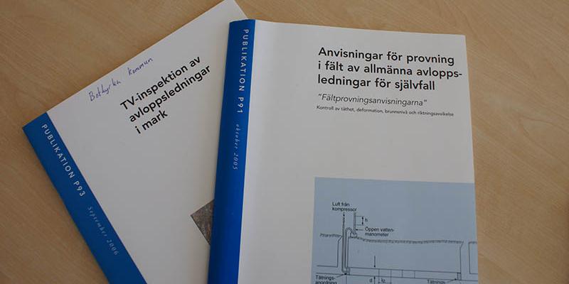Kursmaterial till Rörinspektion för beställare. Foto Jan Bjerkesjö