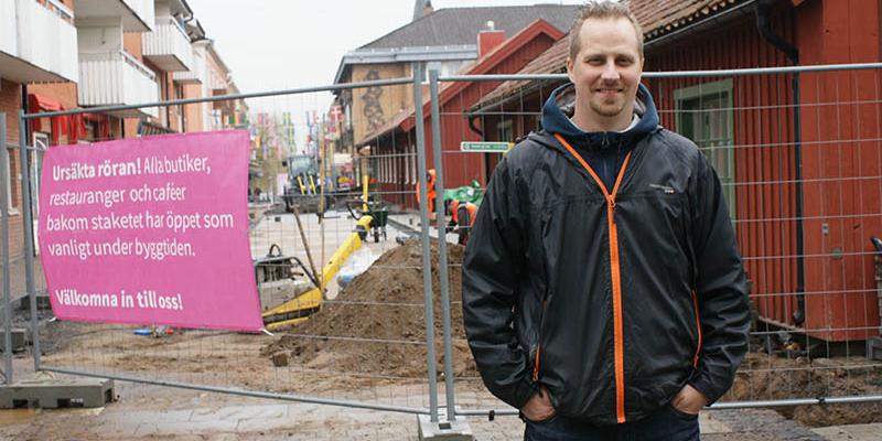 Tomas Lindberg är ansvarig för ledningsnätet i Skövde kommun och han har bra koll efter mångårigt målmedvetet arbete. Foto: Jan Bjerkesjö