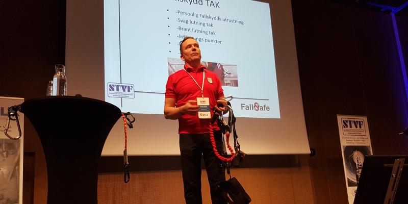 Mikael Ekman höll föredrag på STVF:s Teknikträffen i slutet av januari. Foto Jan Bjerkesjö