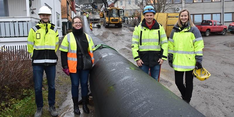 Artikeln om Drammens NoDig-lösningar för förnyelse av infrastrukturen var en av de fem mest lästa under november. Foto Odd Borgestrand.