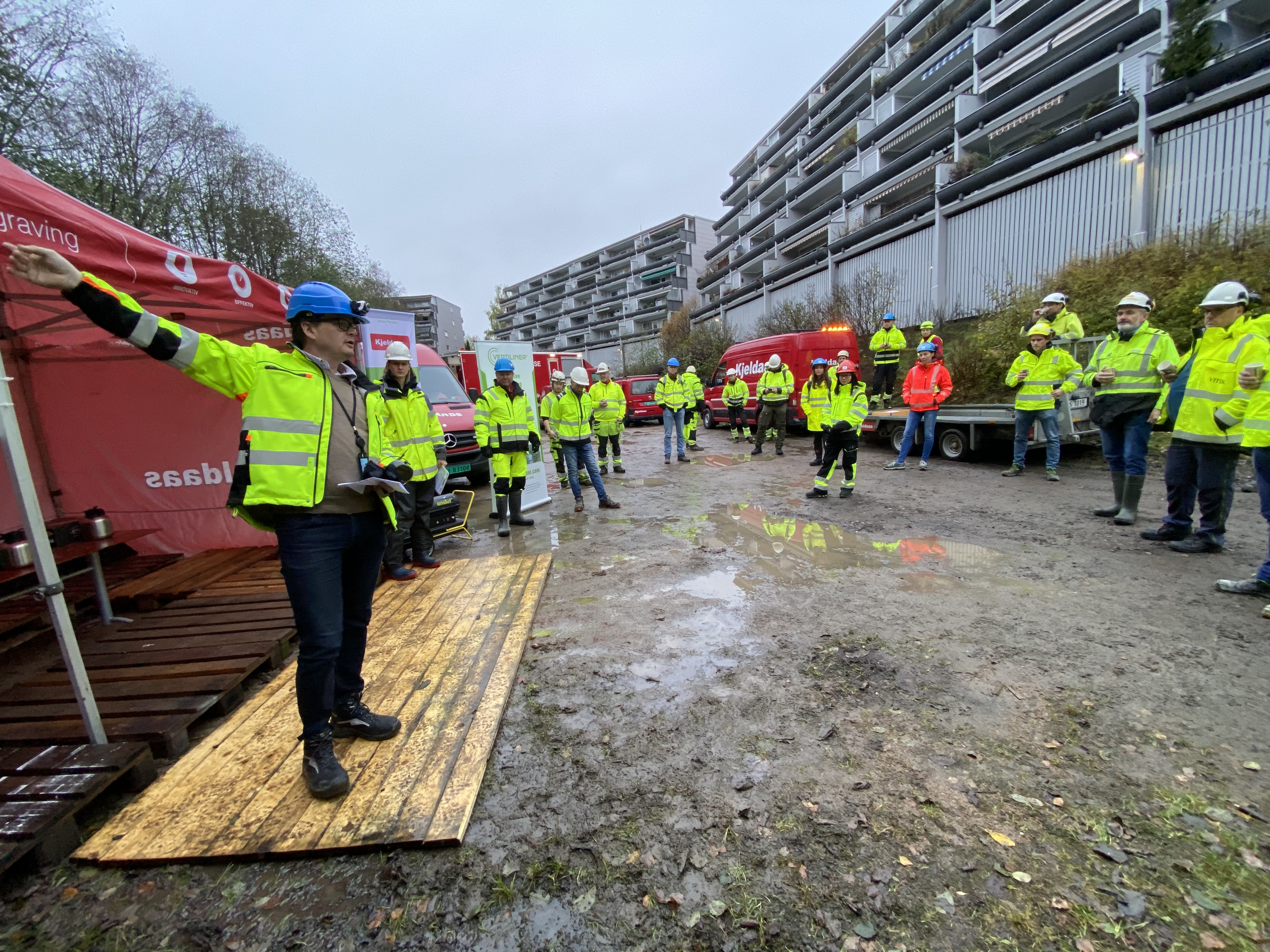 Arbeidere på VA-anlegg Oslo