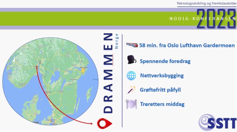 Nodig konferans i Drammen